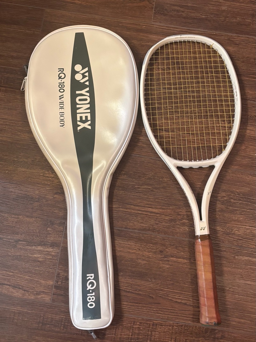 Vintage Yonex RQ-180 Wide Body Tennis Racquet L4 4-1/2 Grip Made in Japan wCover